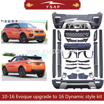 2010-2016 Evoque upgrade to 2016 Evoque Dynamic bodykit